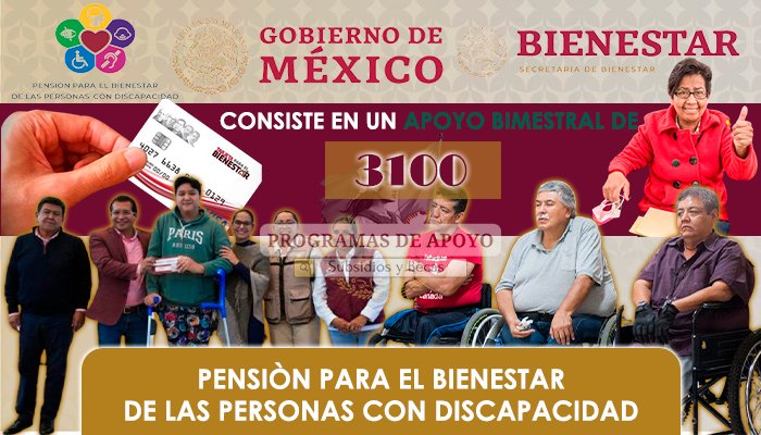 Pensión para el Bienestar de las Personas con Discapacidad